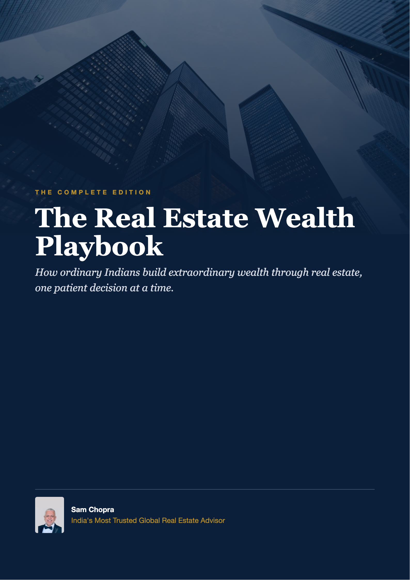 The Real Estate Wealth Playbook cover
